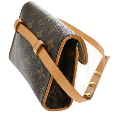 Louis Vuitton Florentine Waist Bag Monogram Canvas, BROWN, CANVAS, Crossbody bag