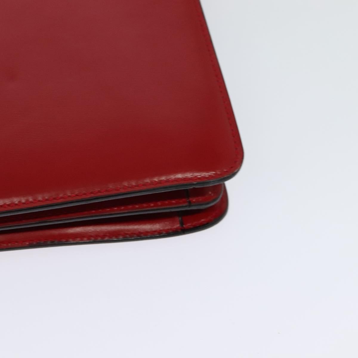 Celine Shoulder Bag Leather, RED, LEATHER, Shoulder bag