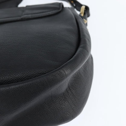 Chloe Elsie Crossbody Bag Leather, BLACK, LEATHER, Shoulder bag