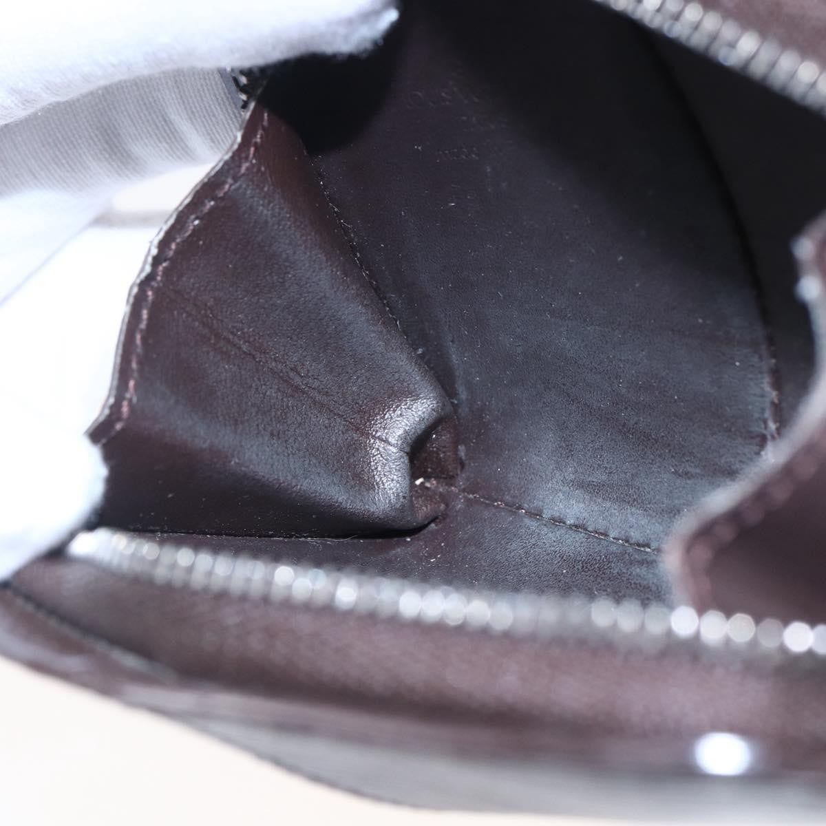 Louis Vuitton Demi Lune Coin Purse Epi Leather, BROWN, LEATHER, Wallets