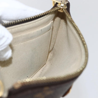 Louis Vuitton Milla Pochette Monogram Canvas, BROWN, CANVAS, Clutche & pouche