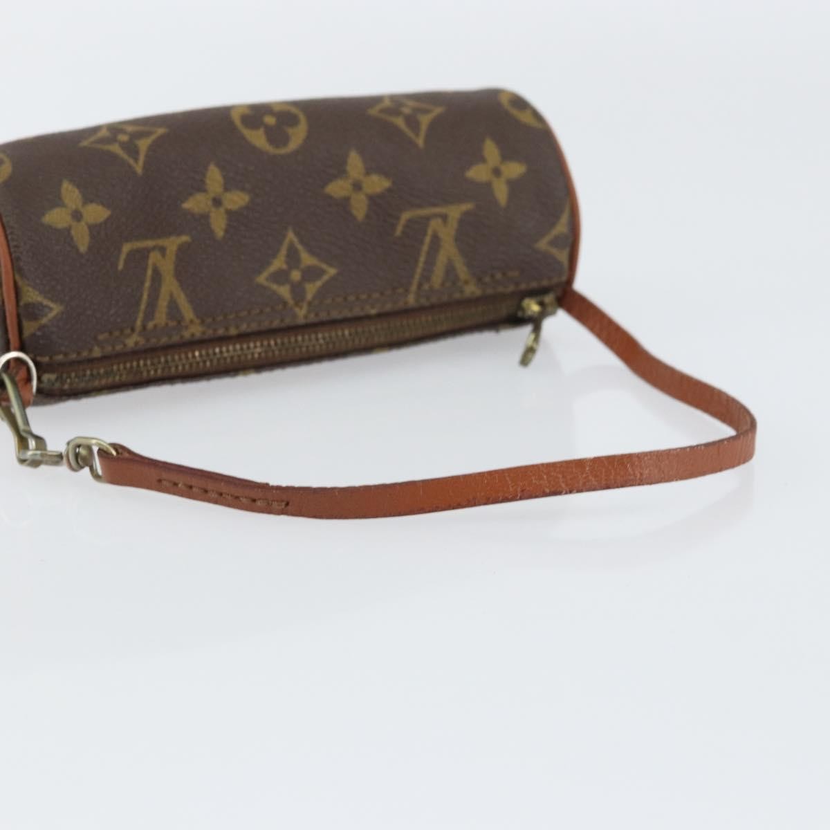 Louis Vuitton Papillon Pochette Monogram Canvas, BROWN, CANVAS, Clutche & pouche