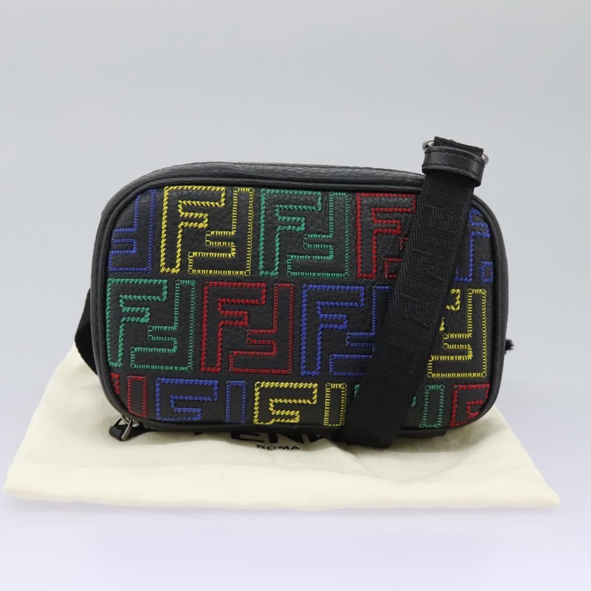 Fendi Camera Bag Zucca Embossed Leather, MULTICOLOUR, LEATHER, Crossbody bag