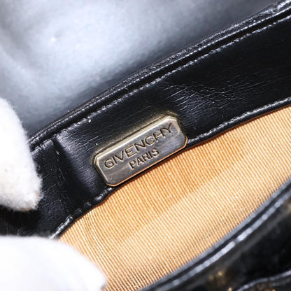 Givenchy Vintage 4G shoulder bag Leather, BLACK, LEATHER, Shoulder bag