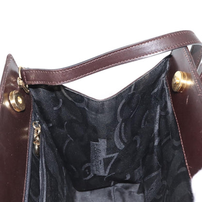 Salvatore Ferragamo Convertible Vara Bow Tote Leather, BROWN, LEATHER, Handbag