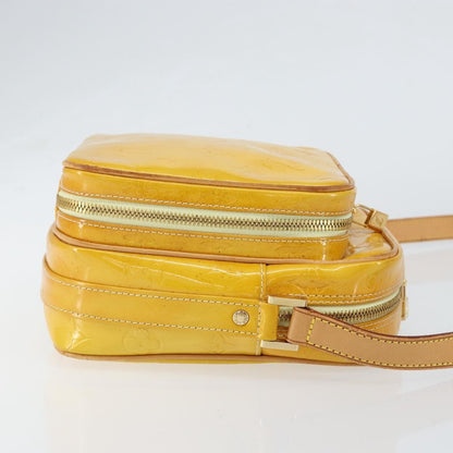 Louis Vuitton Wooster Handbag Monogram Vernis, YELLOW, PATENT_LEATHER, Shoulder bag