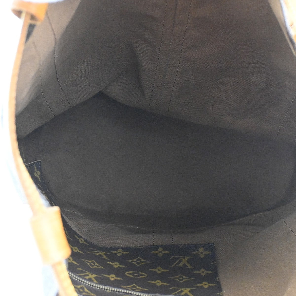 Louis Vuitton Randonnee Backpack Monogram Canvas, BROWN, CANVAS, Shoulder bag