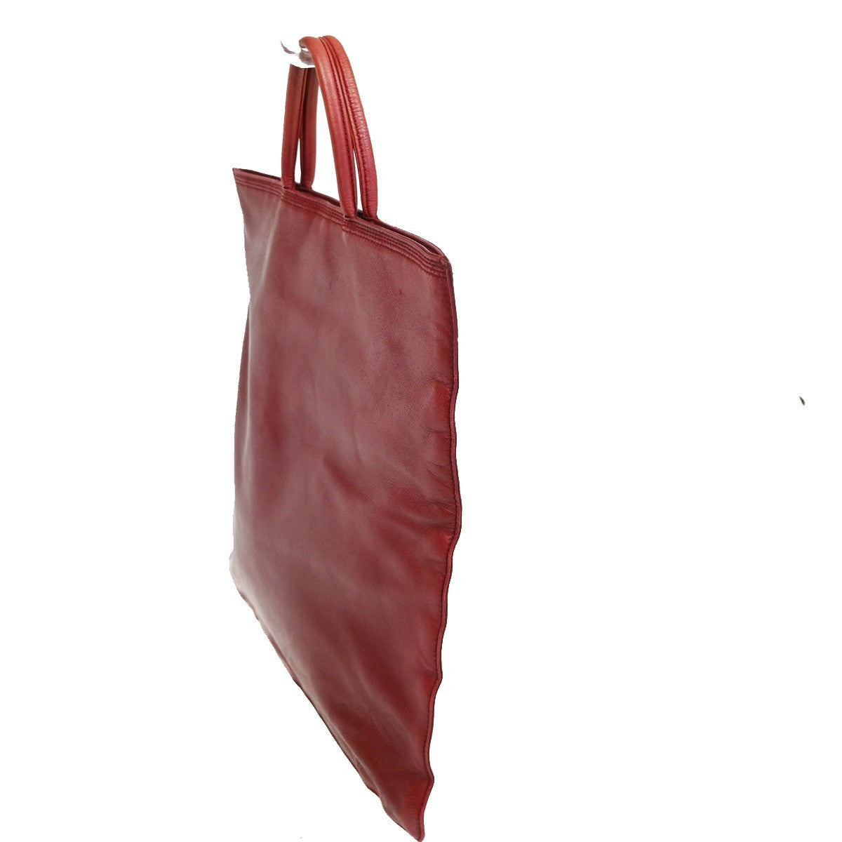 Loewe Vintage Anagram Tote Leather, RED, LEATHER, Tote bag