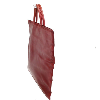 Loewe Vintage Anagram Tote Leather, RED, LEATHER, Tote bag