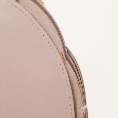 Chanel Camellia Round Clutch with Chain Satin, PINK, SATIN, Clutche & pouche