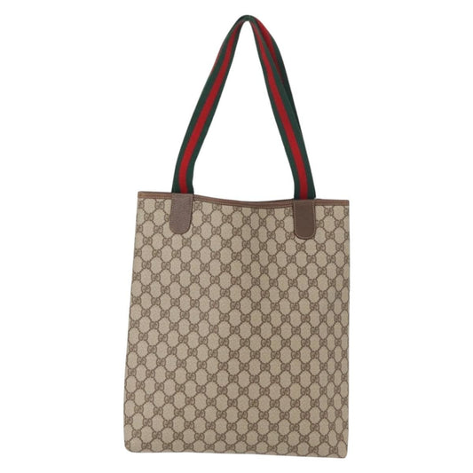 Gucci Sherry Line Tote Canvas, BEIGE, PVC, Tote bag