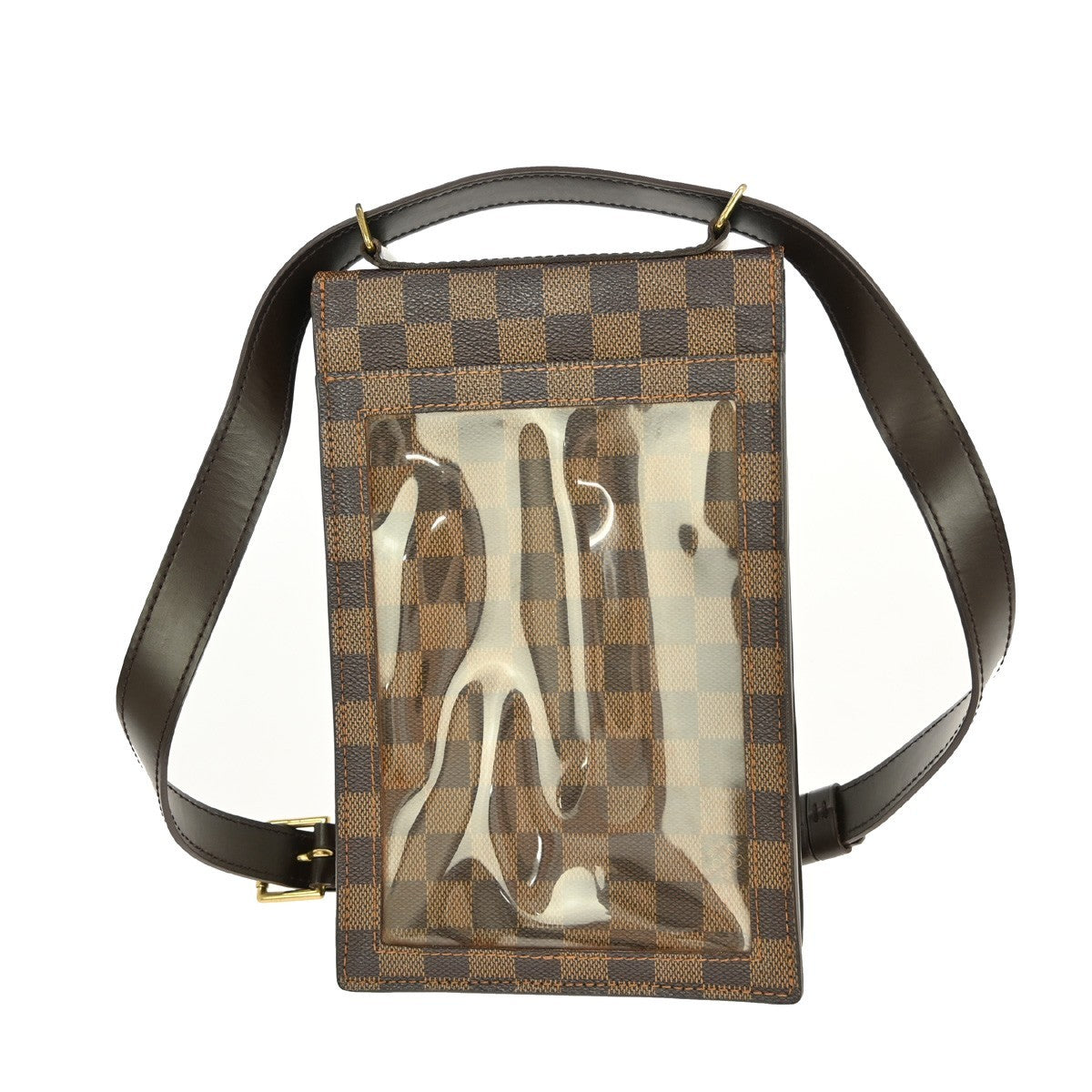 Louis Vuitton Portobello Messenger Damier, BROWN, CANVAS, Shoulder bag