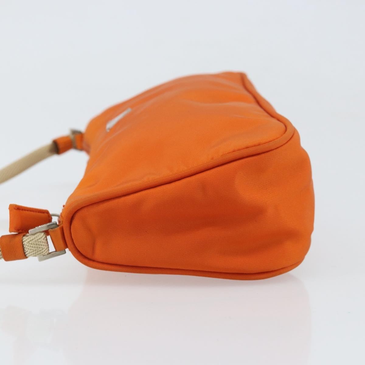 Prada Pochette Shoulder Bag Tessuto, ORANGE, NYLON, Clutche & pouche