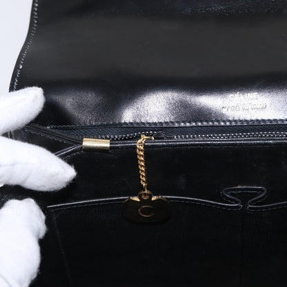 Celine Horse Carriage Shoulder bag Leather, BLACK, LEATHER, Shoulder bag
