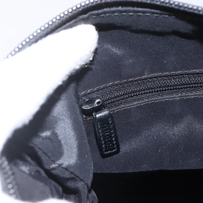 Gucci Vintage Bamboo Shoulder Bag Nylon, BLACK, NYLON, Shoulder bag