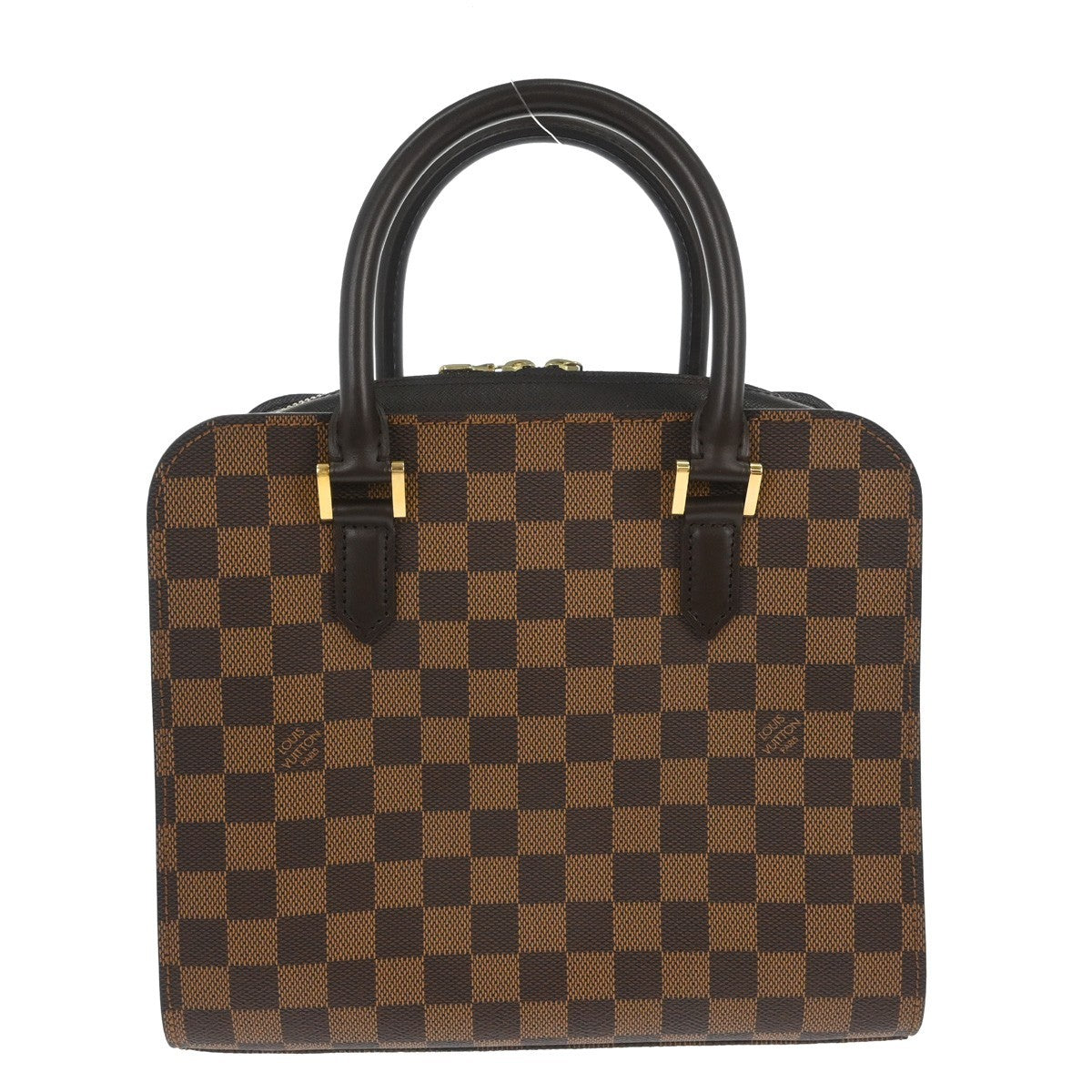 Louis Vuitton Triana Bag Damier, Brown, Canvas, Handbag