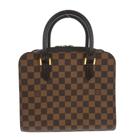 Louis Vuitton Triana Bag Damier, Brown, Canvas, Handbag