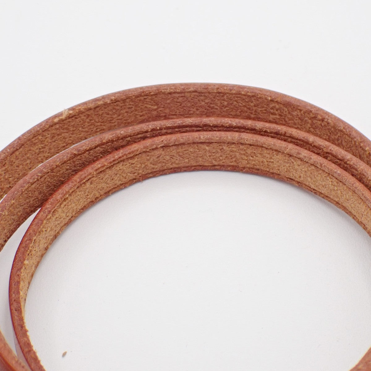 Hermes Hapi 3 Bracelet Leather with Metal, BROWN, LEATHER, Bracelet