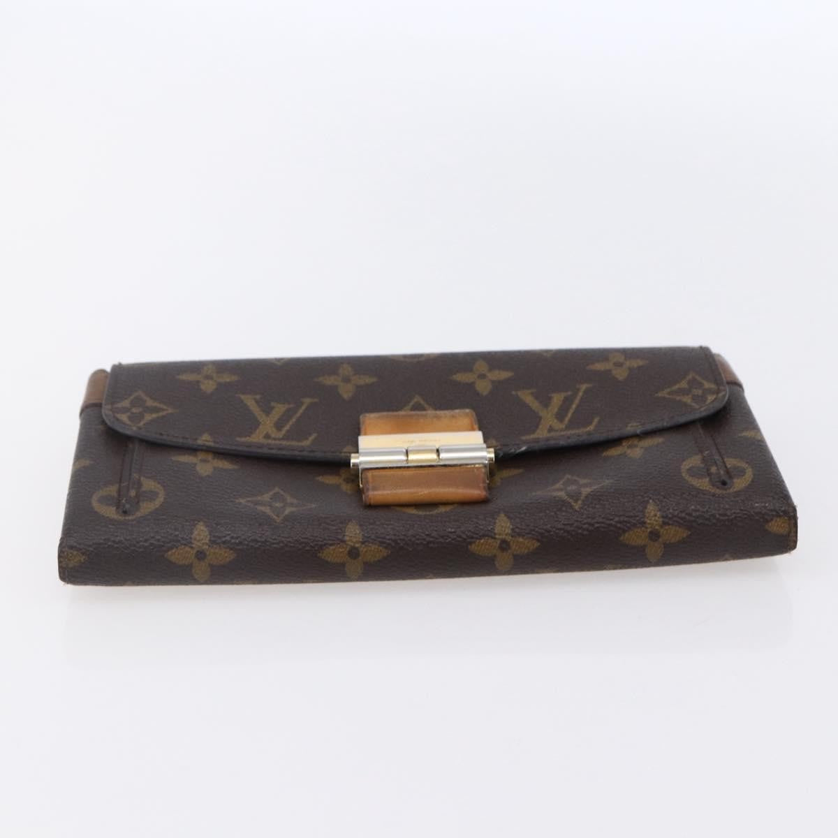 Louis Vuitton Elysee Wallet Monogram Canvas and Leather, CAMEL, CANVAS, Wallets