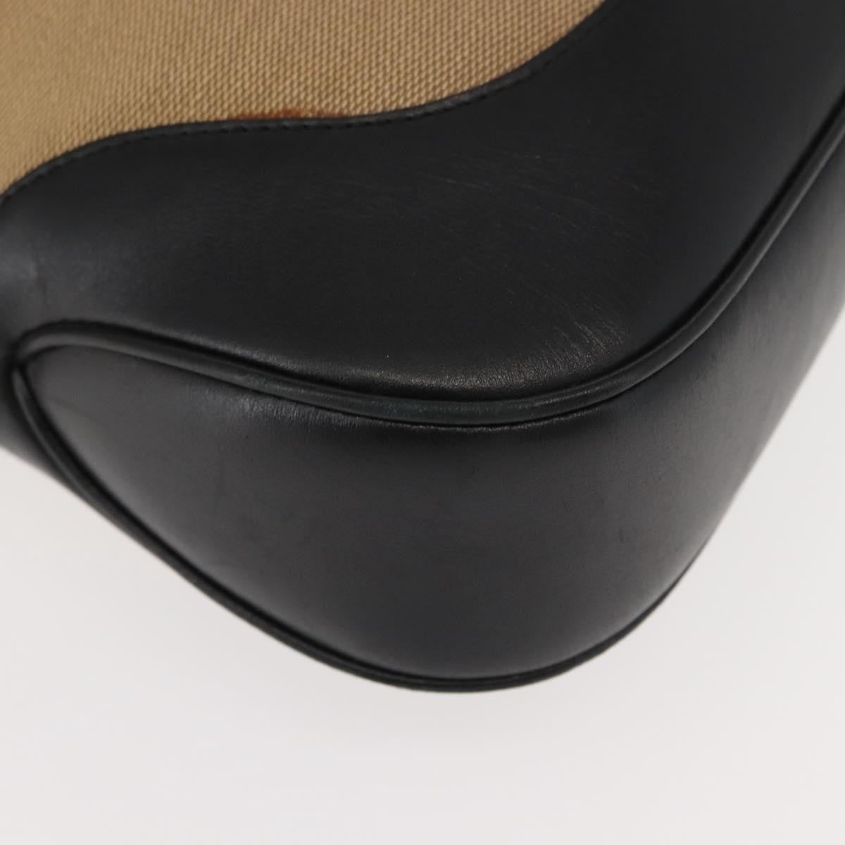 Gucci Vintage Jackie Handbag Canvas, BEIGE, CANVAS, Shoulder bag