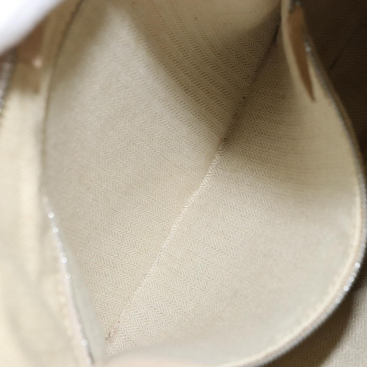 Hermes Massai Bag Leather, BEIGE, LEATHER, Shoulder bag