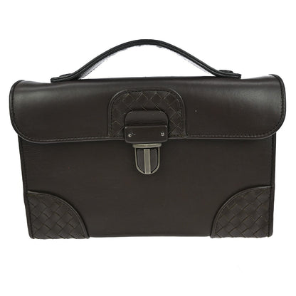 Bottega Veneta Intrecciato Handbag Leather, BROWN, LEATHER, Handbag