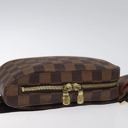 Louis Vuitton Geronimos Waist Bag Damier, BROWN, CANVAS, Shoulder bag