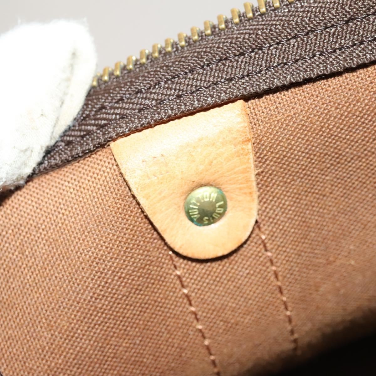 Louis Vuitton Keepall Bag Monogram Canvas, BROWN, CANVAS, Travel bag