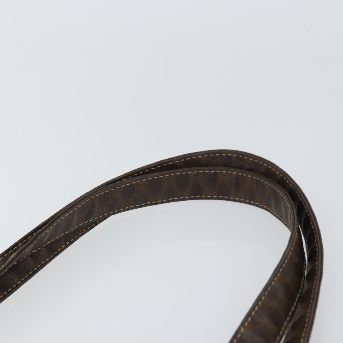 Celine Vintage Macadam Tote bag Canvas, BROWN, CANVAS, Tote bag