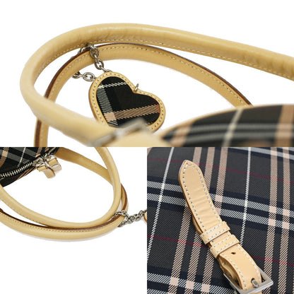 Burberry Blue Label Handbag Canvas, BLACK, CANVAS, Handbag