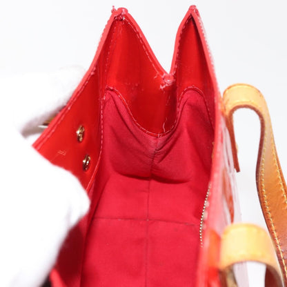 Louis Vuitton Reade Handbag Monogram Vernis, RED, PATENT_LEATHER, Handbag