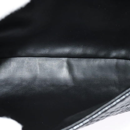 Bally Vintage Handbag Quilted Leather, BLACK, LEATHER, Handbag