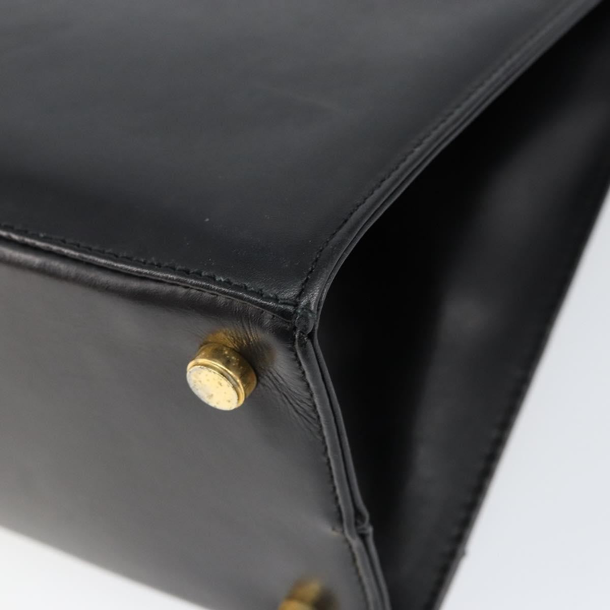 Salvatore Ferragamo Convertible Vara Bow Tote Leather, BLACK, LEATHER, Handbag