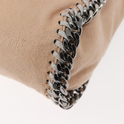 Stella McCartney Falabella Fold Over Crossbody Bag Suede, PINK, SUEDE, Crossbody bag