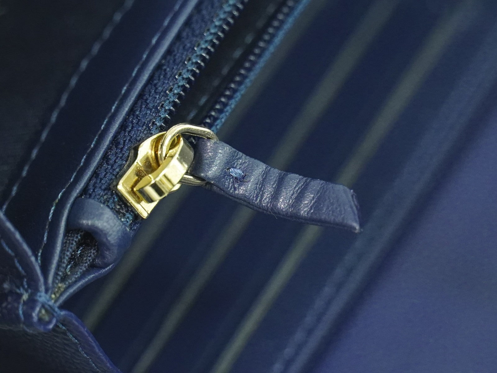 Chanel Deauville Flap Wallet Caviar, NAVY, LEATHER, Wallets