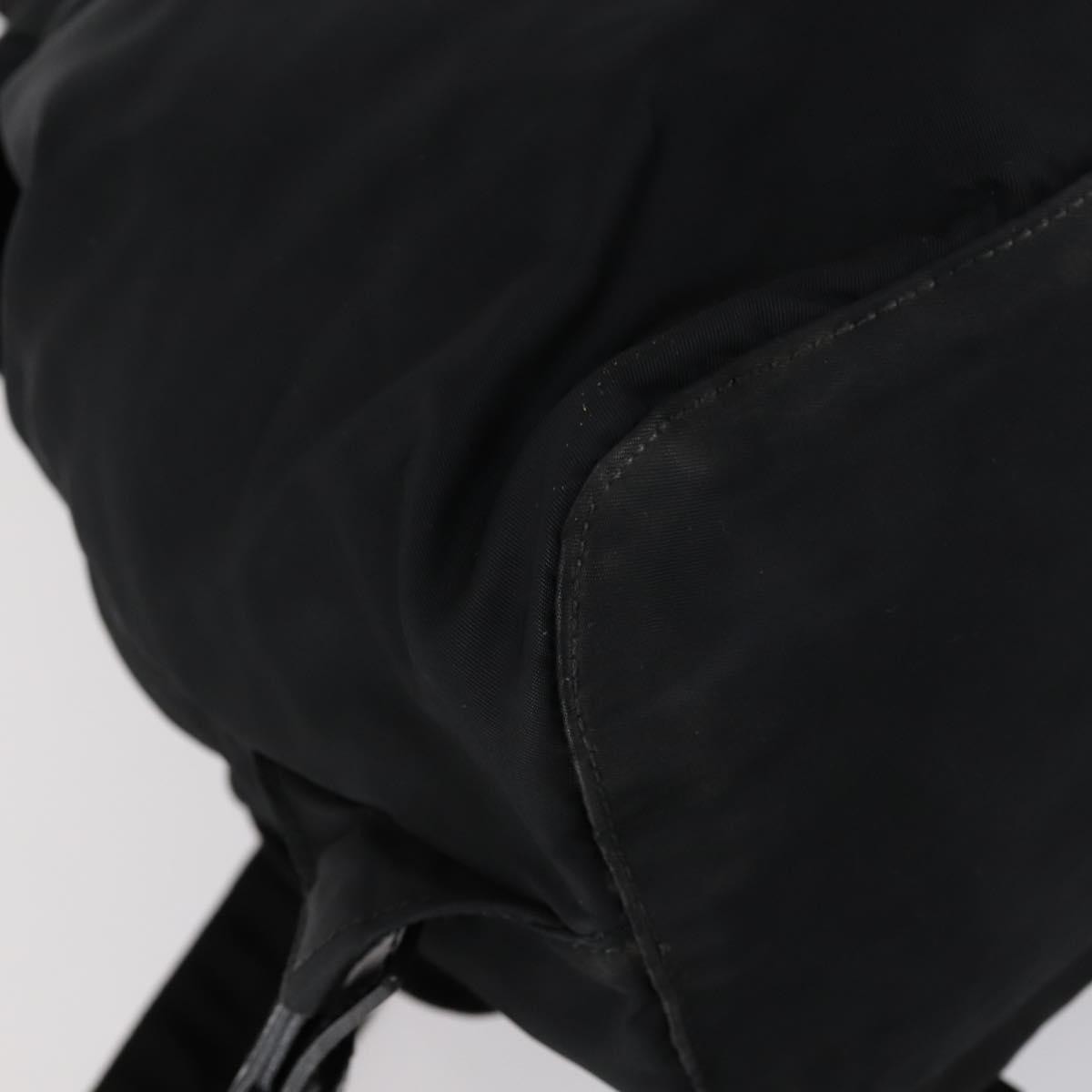 Prada Double Front Pocket Backpack Tessuto, BLACK, NYLON, Backpack