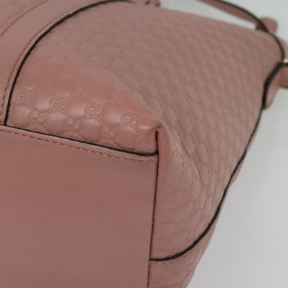 Gucci Margaux Tote (Outlet) Microguccissima Leather, PINK, LEATHER, Tote bag