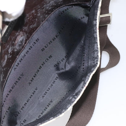 Burberry Nova check Shoulder bag Canvas, BEIGE, CANVAS, Shoulder bag