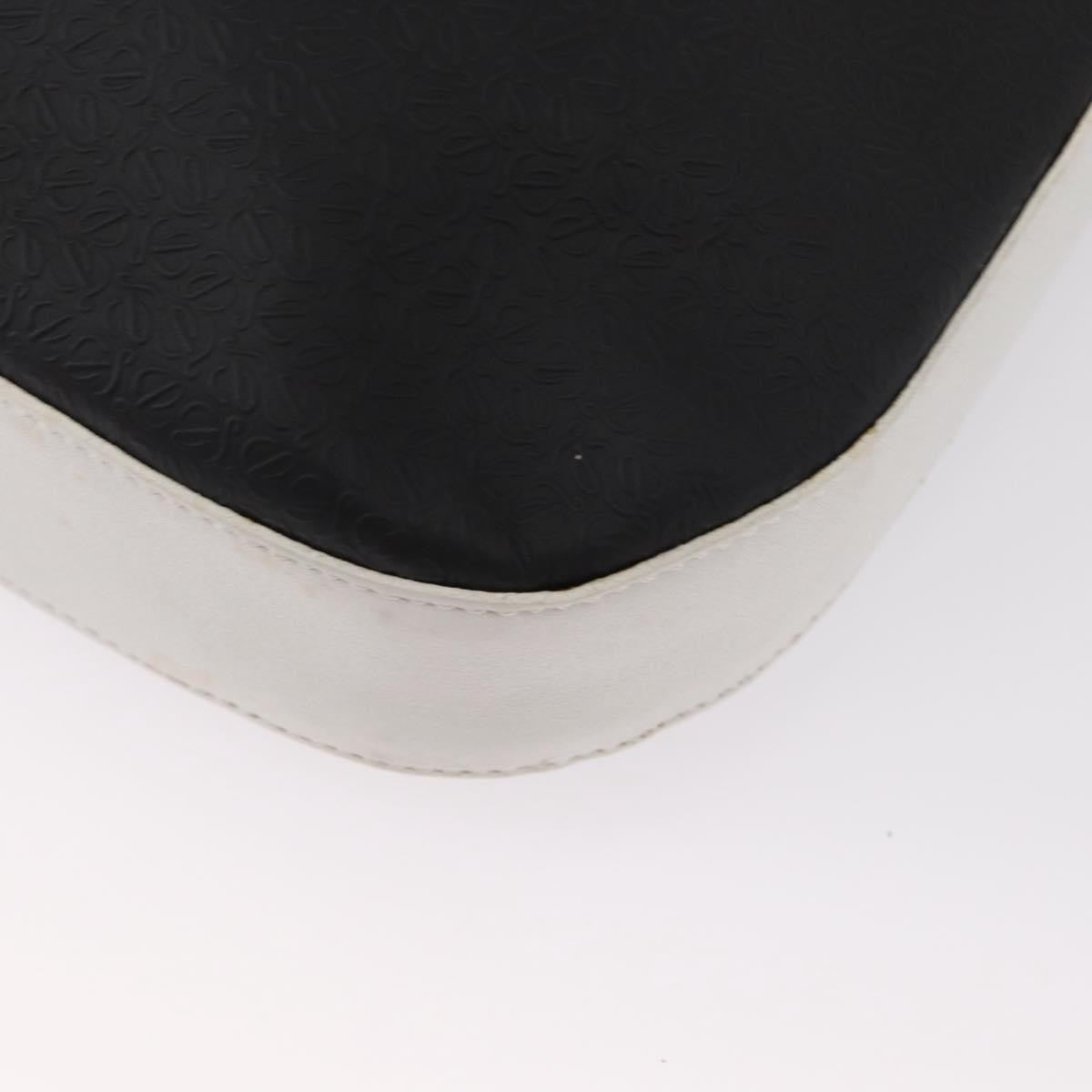 Loewe Anagram Shoulder Bag Leather, BLACK, LEATHER, Shoulder bag