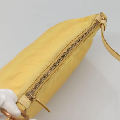 Prada Vintage Shoulder Bag Tessuto, YELLOW, NYLON, Shoulder bag