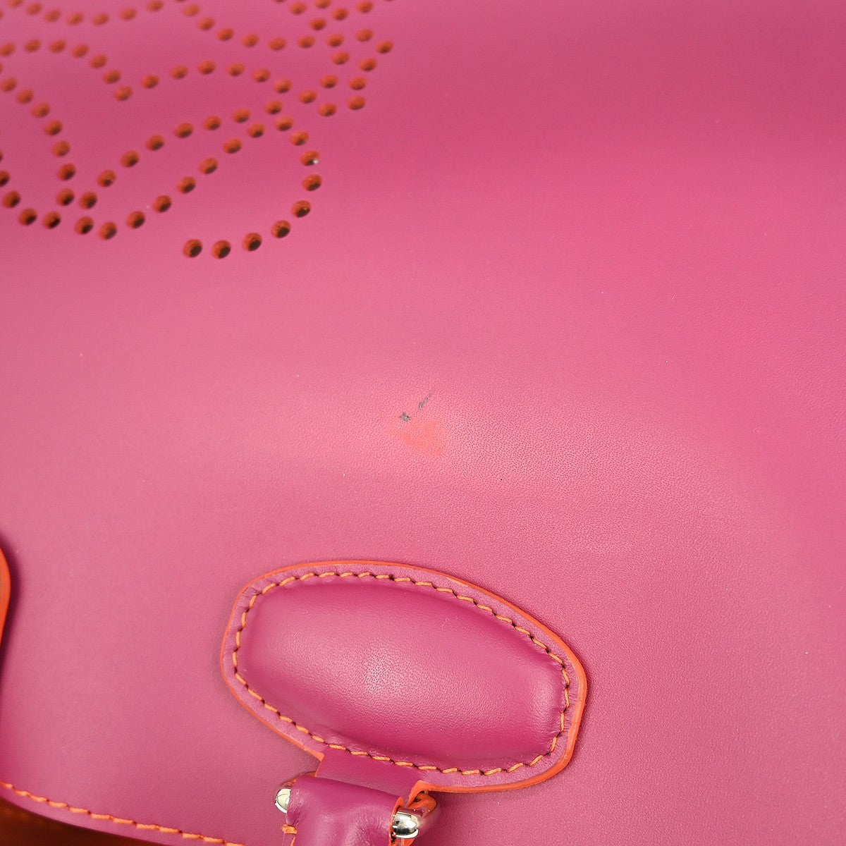 Loewe Leo Shopper Tote Leather, PINK, LEATHER, Tote bag