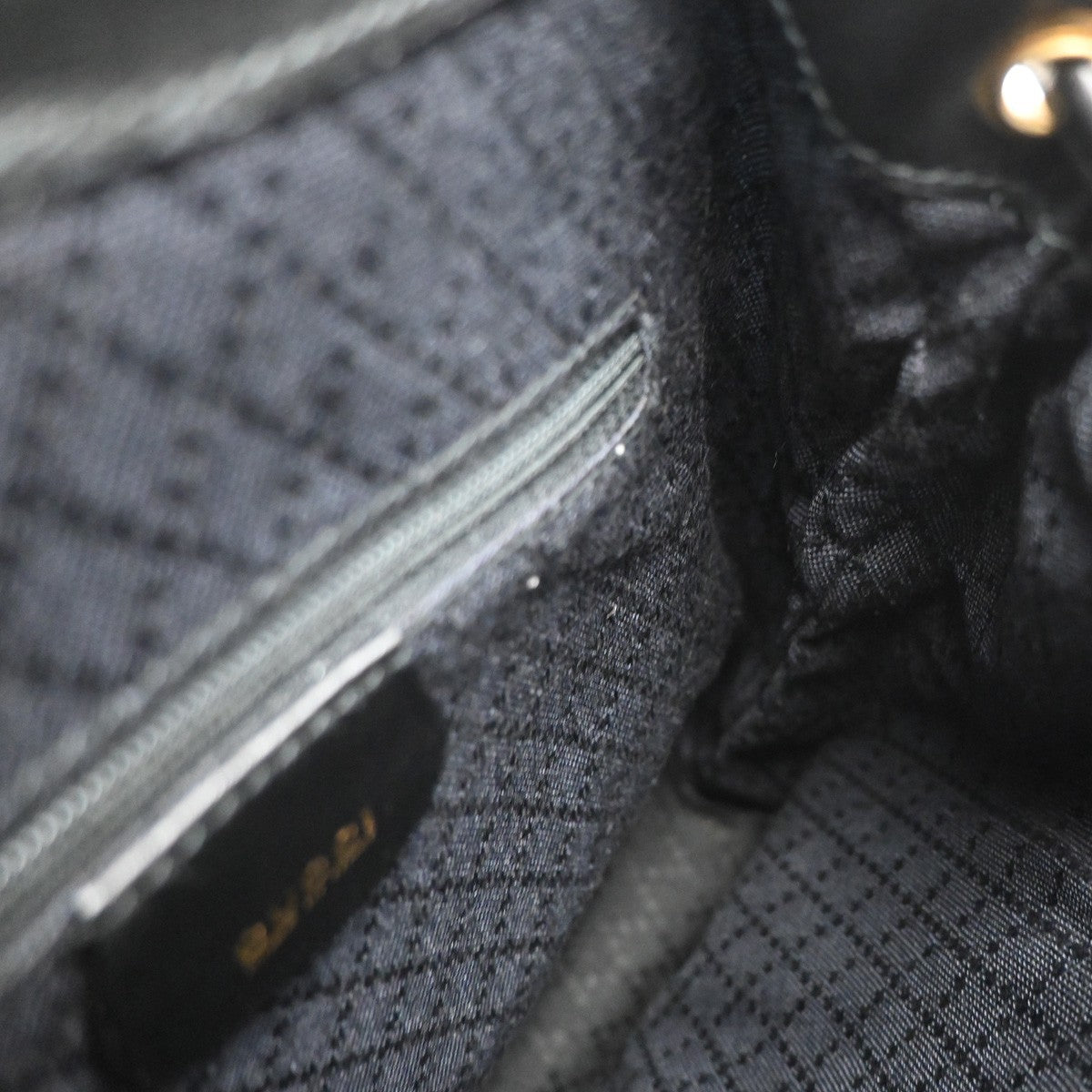 Gucci Vintage Bamboo Backpack Leather, BLACK, LEATHER, Backpack