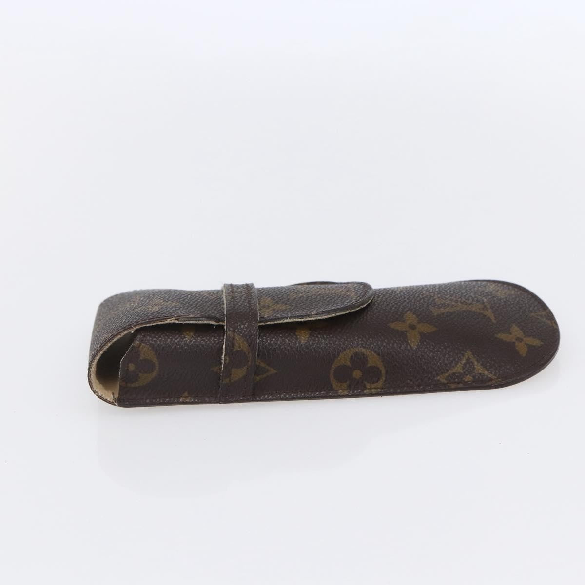 Louis Vuitton Etui à lunette Canvas, BROWN, CANVAS, Toiletry Case