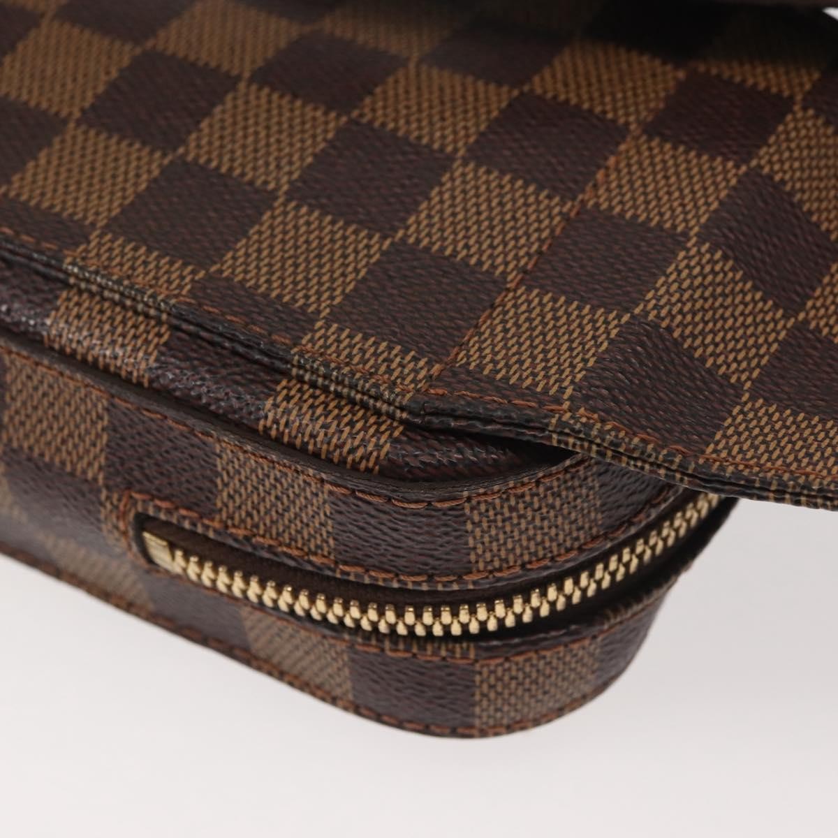 Louis Vuitton Geronimos Waist Bag Damier, BROWN, CANVAS, Shoulder bag
