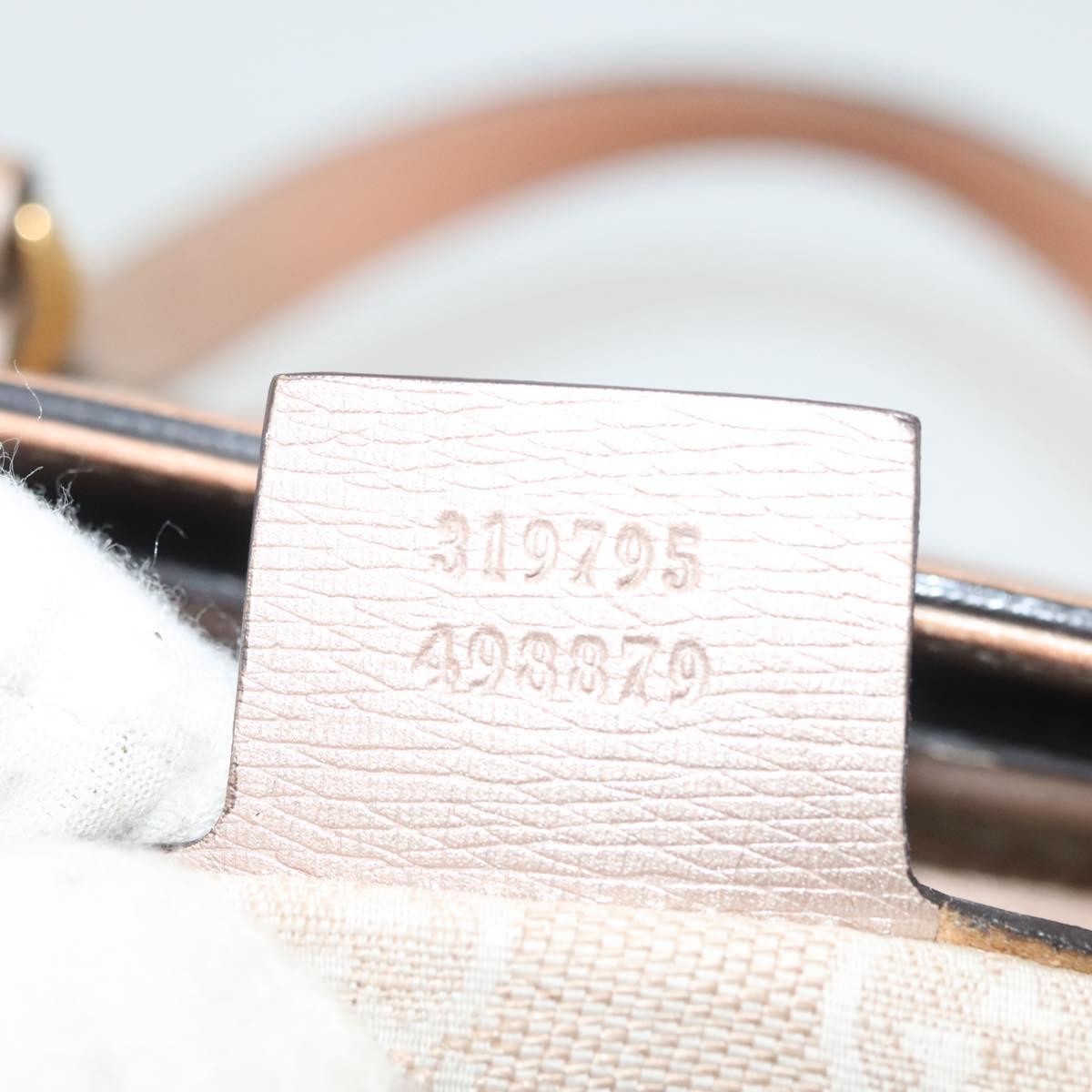 Gucci Bright Bit Convertible Tote Leather, GOLD, LEATHER, Tote bag