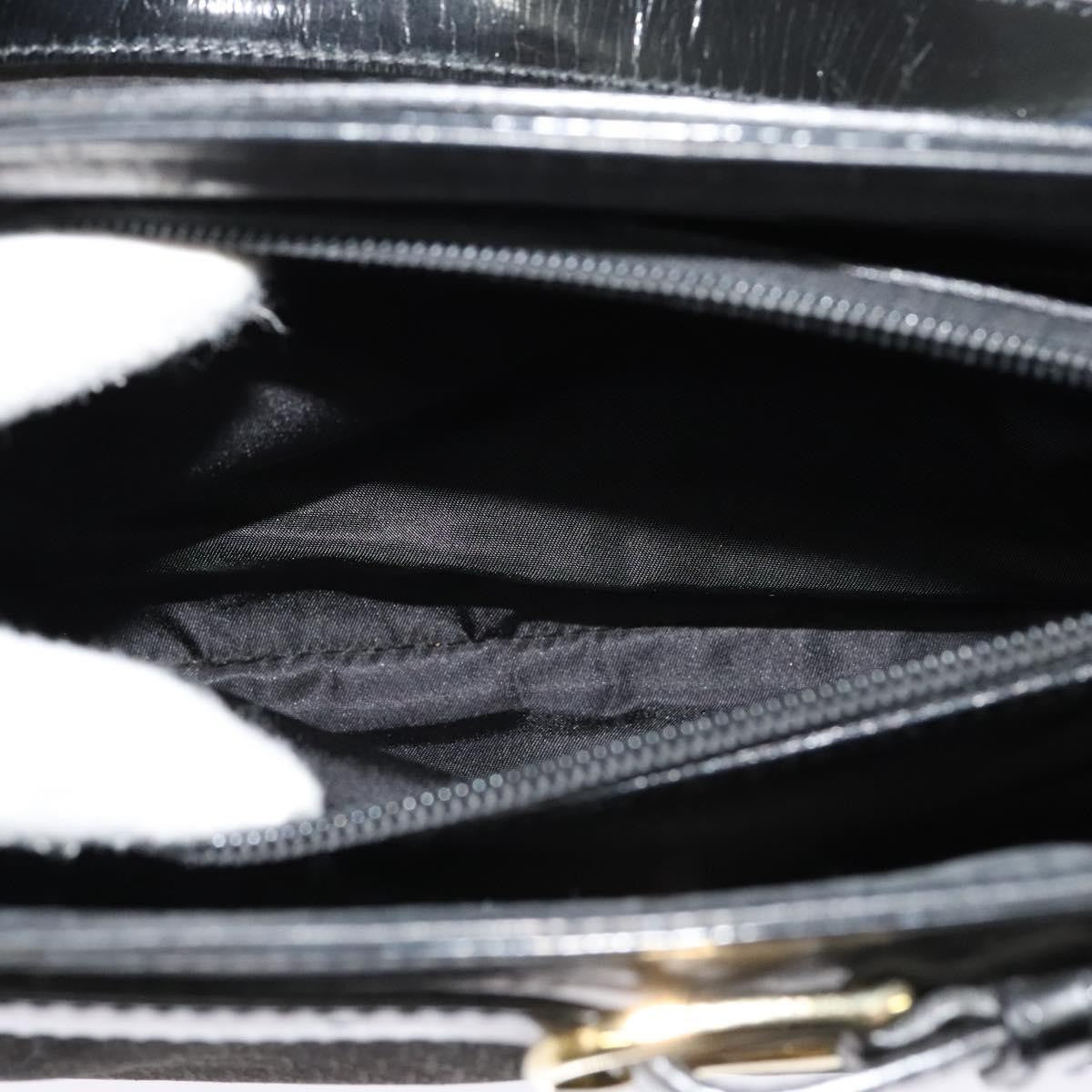 Christian Dior Vintage Trotter Horizontal Tote Canvas, BLACK, CANVAS, Tote bag