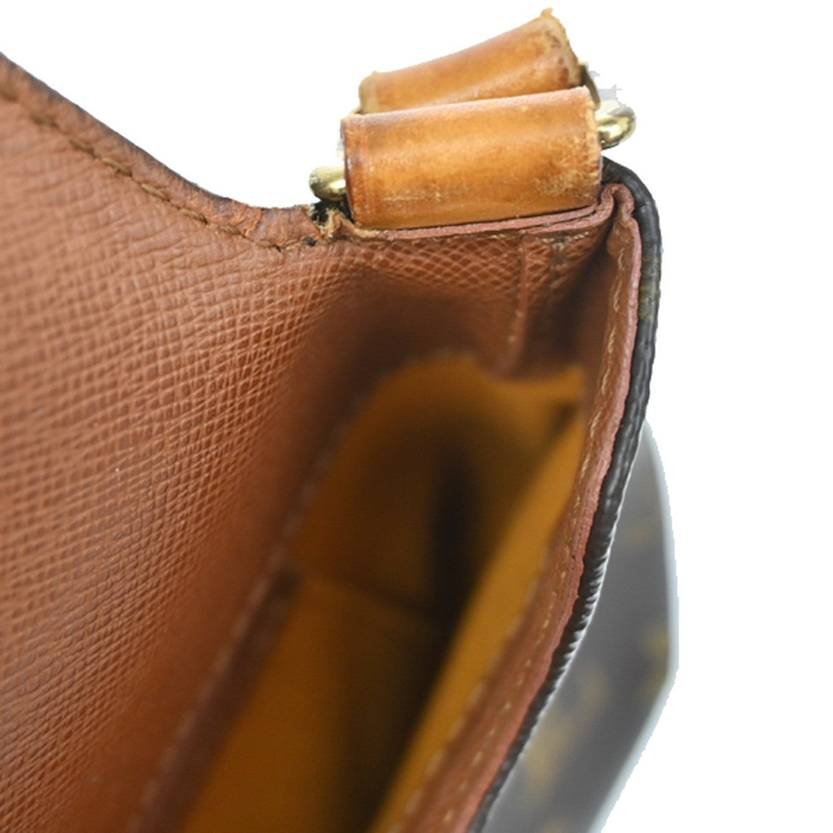 Louis Vuitton Musette Tango Handbag Monogram Canvas, BROWN, CANVAS, Shoulder bag