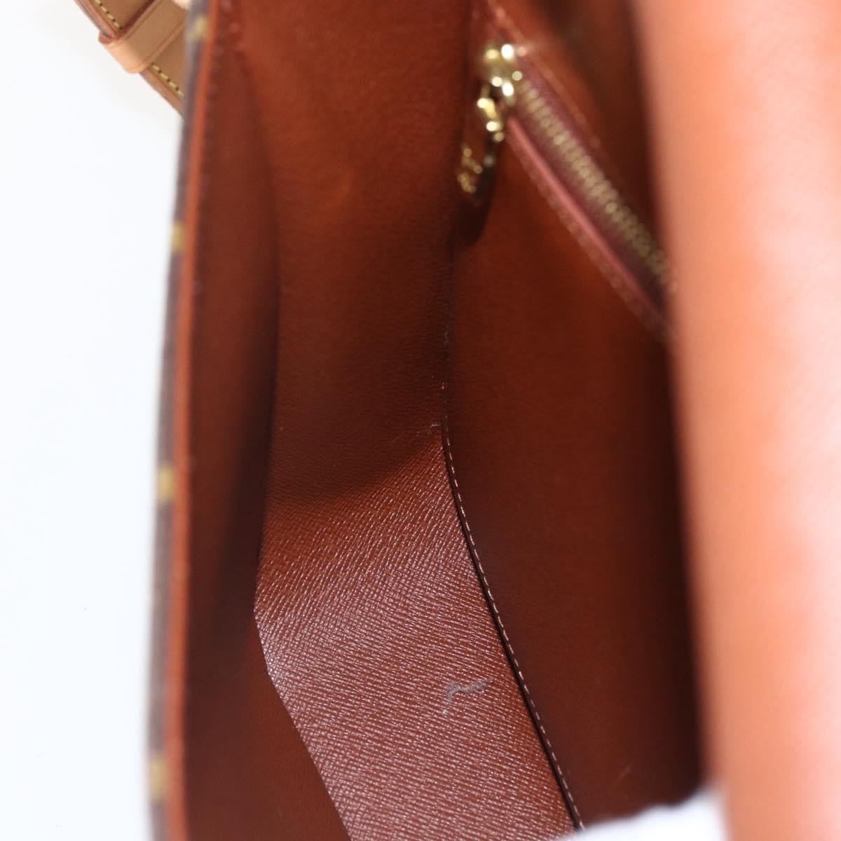 Louis Vuitton Saint Cloud Handbag Monogram Canvas, BROWN, CANVAS, Shoulder bag