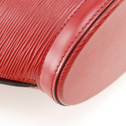 Louis Vuitton Saint Jacques Handbag Epi Leather, RED, LEATHER, Shoulder bag