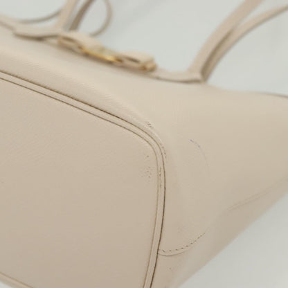 Salvatore Ferragamo Vala tote Leather, BEIGE, LEATHER, Tote bag